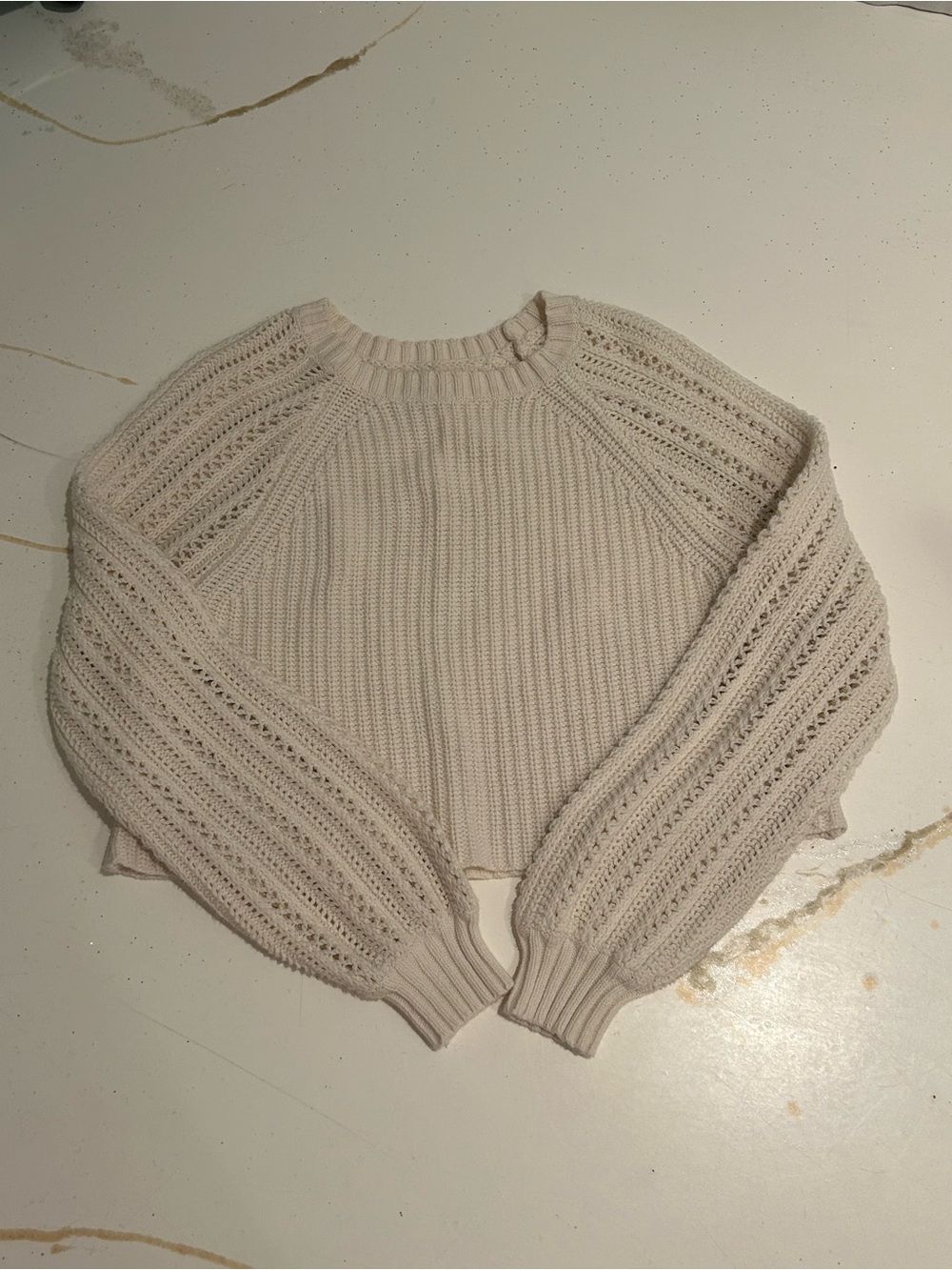 Beige American Eagle Sweater
